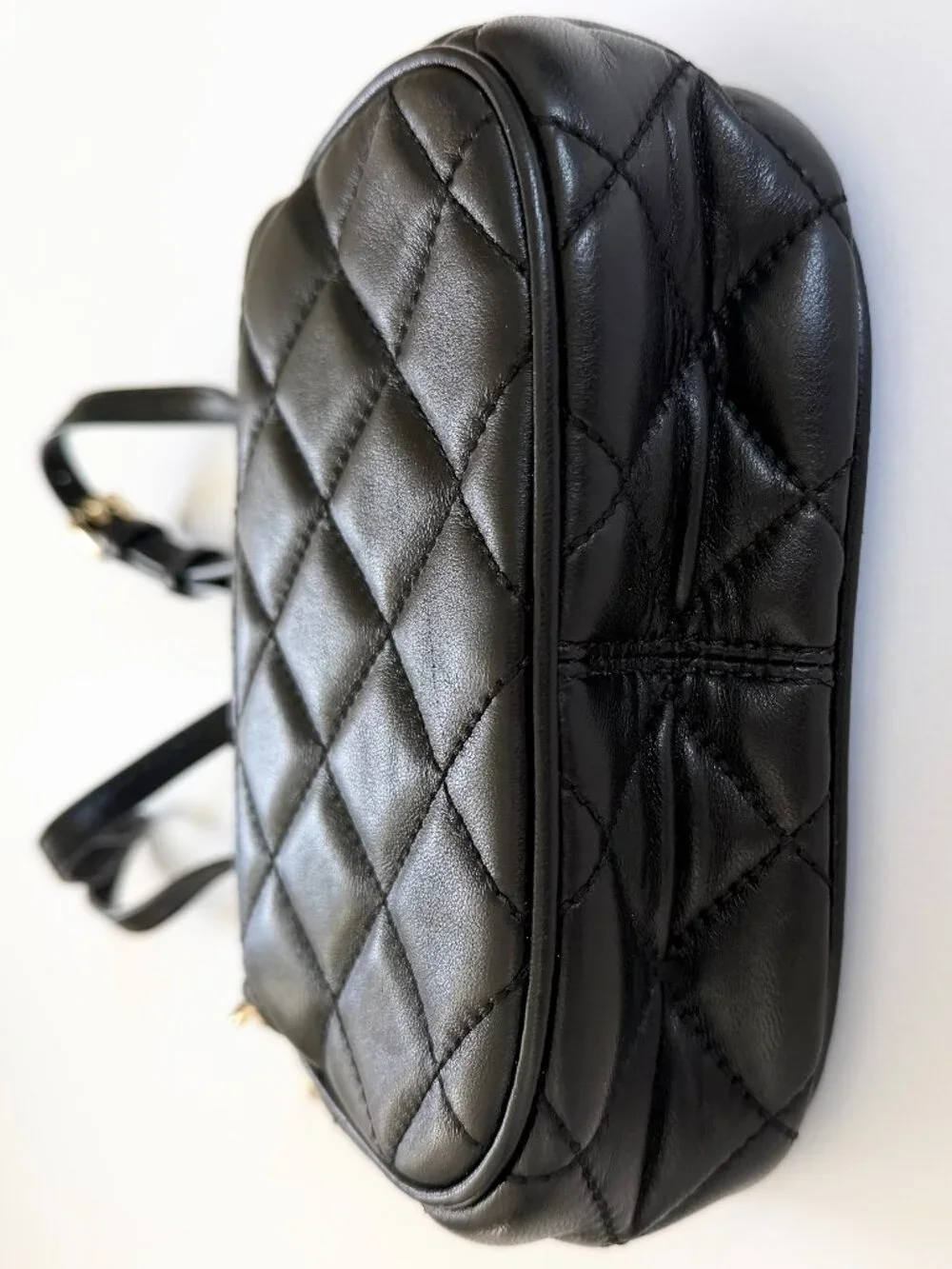 Michael Kors Quilted Black Leather Crossbody